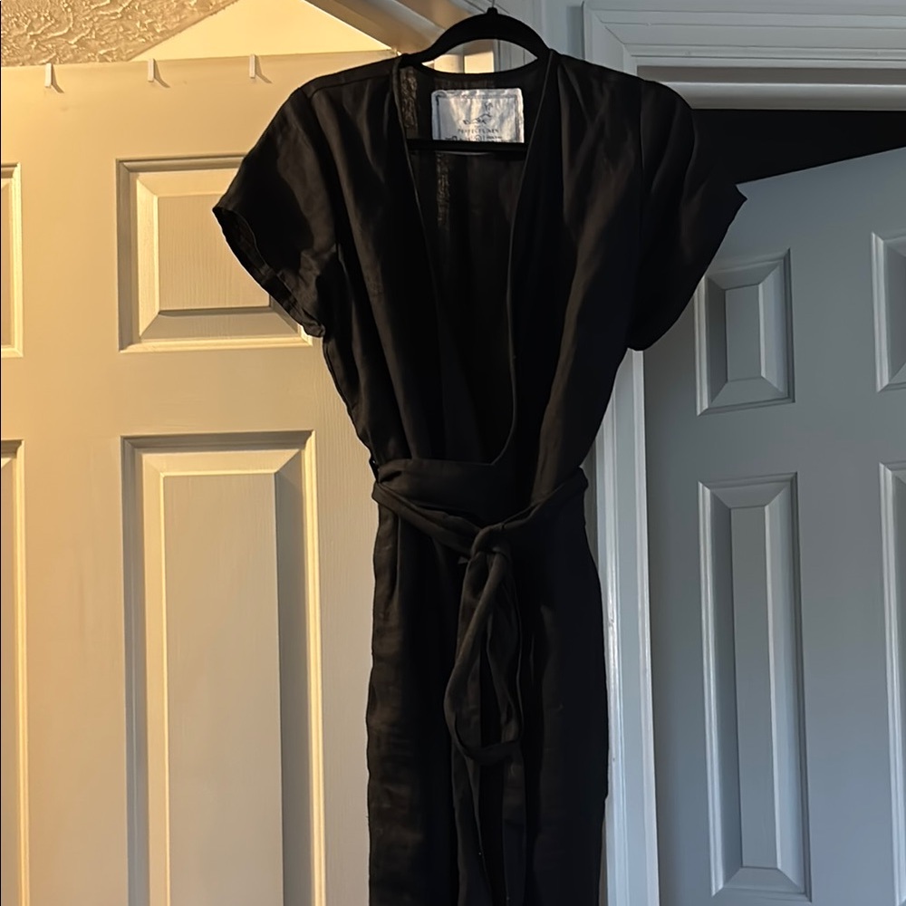 Not Perfect Linen jumpsuit